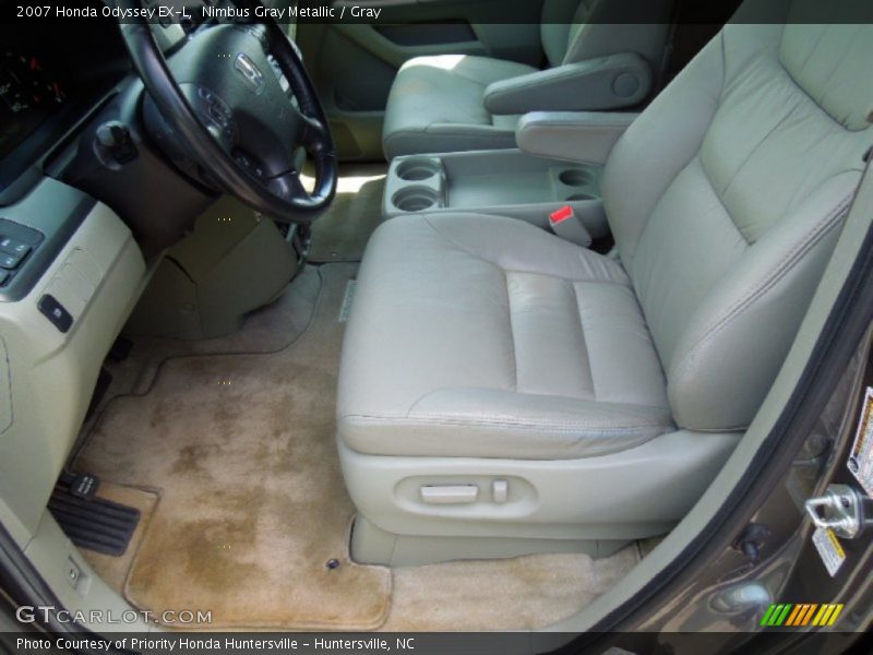Nimbus Gray Metallic / Gray 2007 Honda Odyssey EX-L