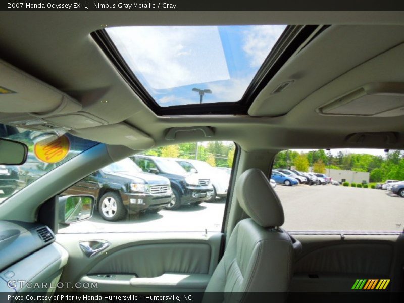 Nimbus Gray Metallic / Gray 2007 Honda Odyssey EX-L