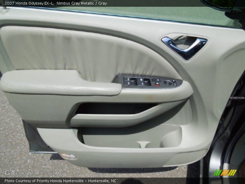 Nimbus Gray Metallic / Gray 2007 Honda Odyssey EX-L