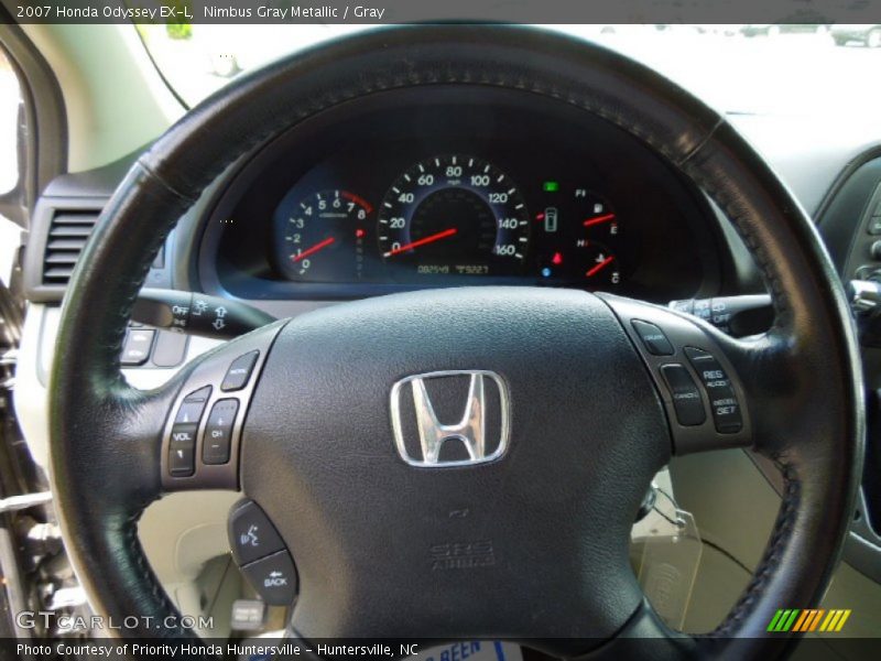 Nimbus Gray Metallic / Gray 2007 Honda Odyssey EX-L