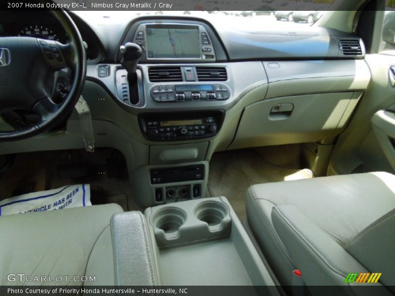 Nimbus Gray Metallic / Gray 2007 Honda Odyssey EX-L