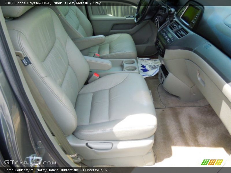 Nimbus Gray Metallic / Gray 2007 Honda Odyssey EX-L