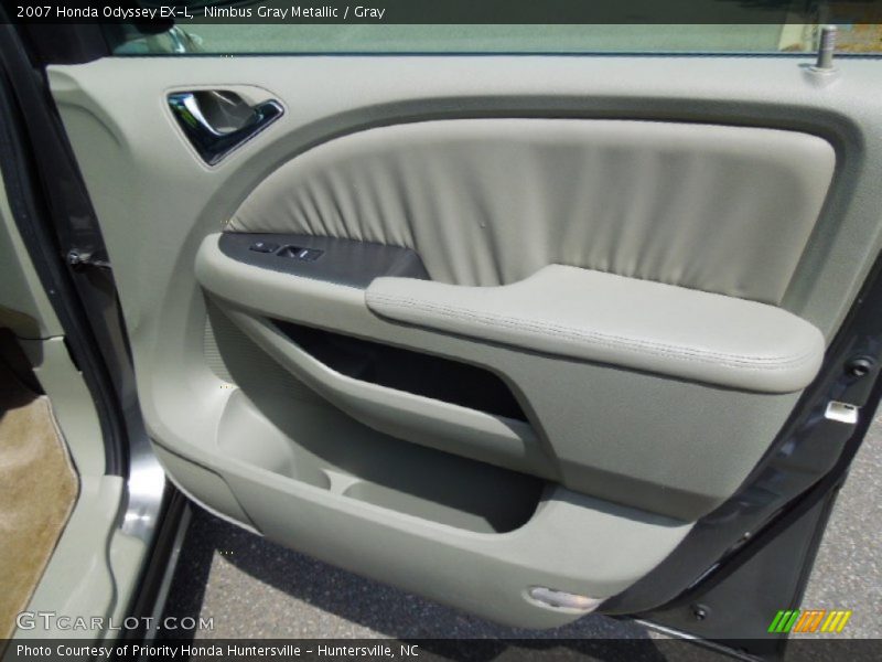 Nimbus Gray Metallic / Gray 2007 Honda Odyssey EX-L