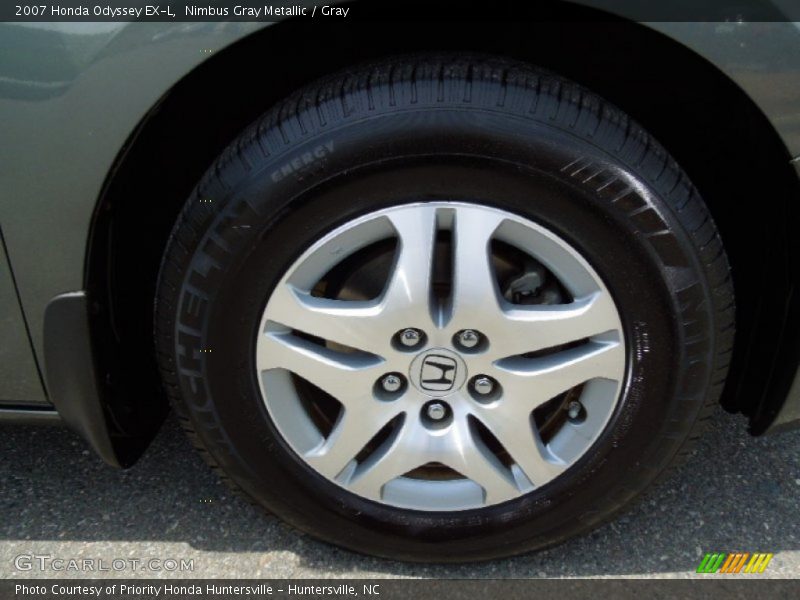 Nimbus Gray Metallic / Gray 2007 Honda Odyssey EX-L