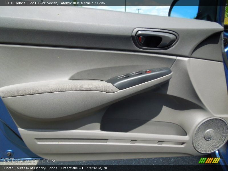 Atomic Blue Metallic / Gray 2010 Honda Civic DX-VP Sedan