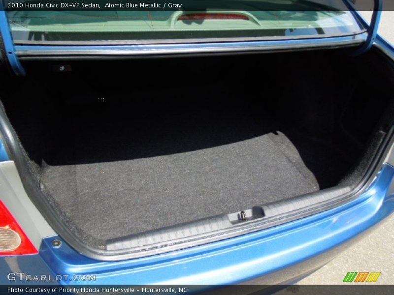 Atomic Blue Metallic / Gray 2010 Honda Civic DX-VP Sedan