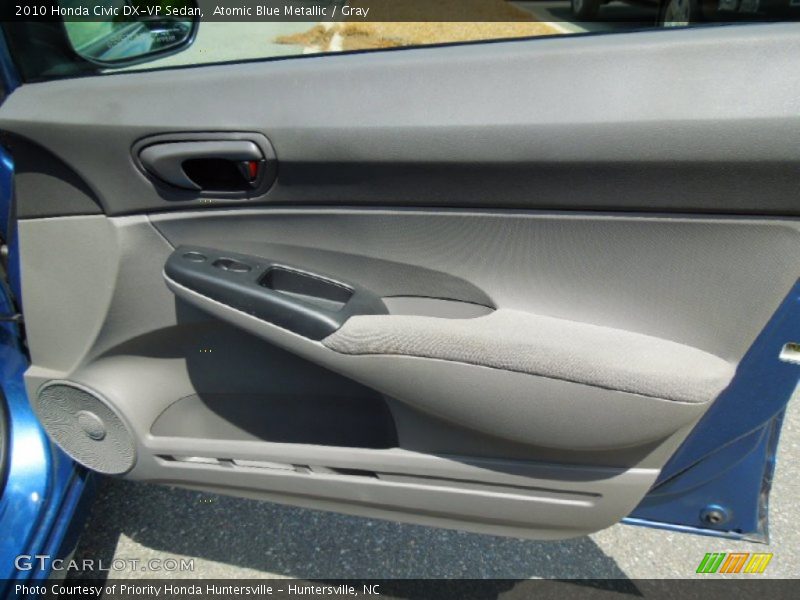 Atomic Blue Metallic / Gray 2010 Honda Civic DX-VP Sedan