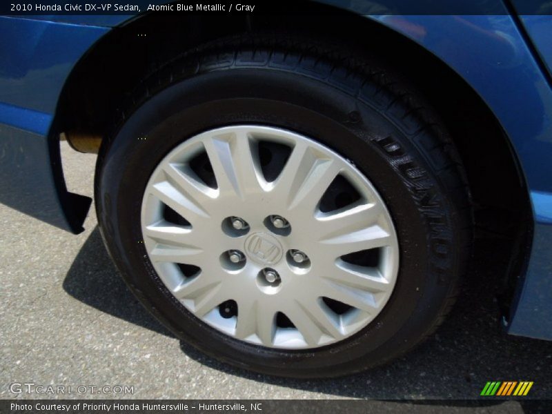 Atomic Blue Metallic / Gray 2010 Honda Civic DX-VP Sedan