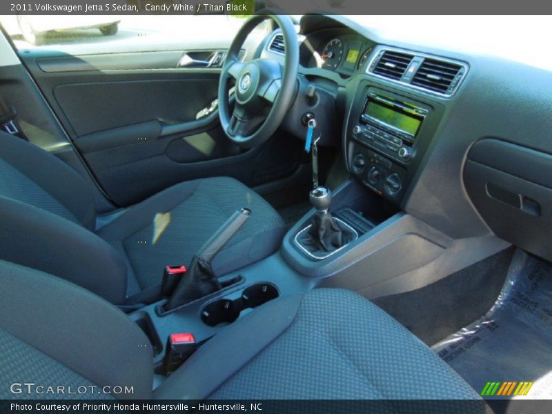 Candy White / Titan Black 2011 Volkswagen Jetta S Sedan