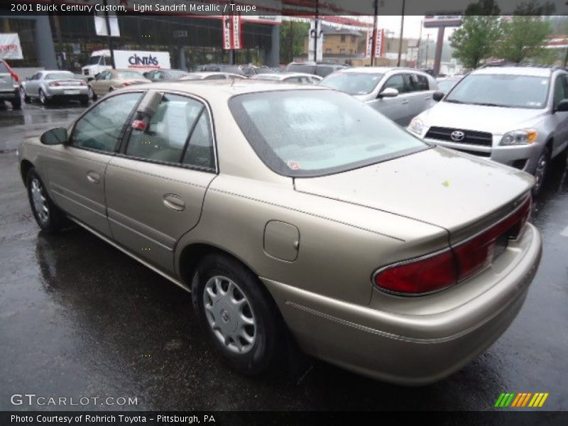 Light Sandrift Metallic / Taupe 2001 Buick Century Custom