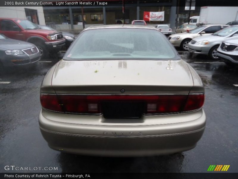 Light Sandrift Metallic / Taupe 2001 Buick Century Custom