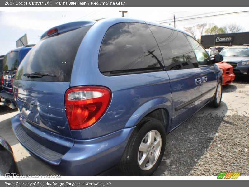 Marine Blue Pearl / Medium Slate Gray 2007 Dodge Caravan SXT