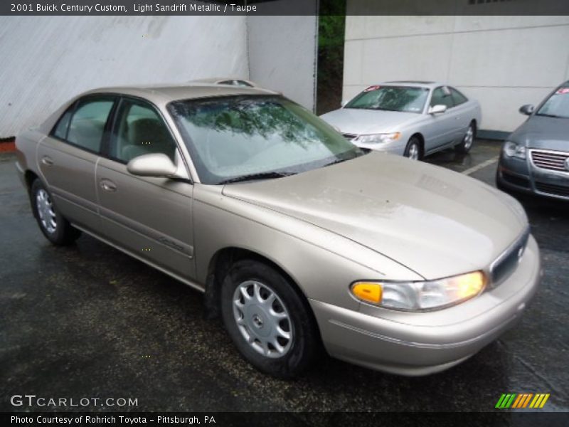 Light Sandrift Metallic / Taupe 2001 Buick Century Custom
