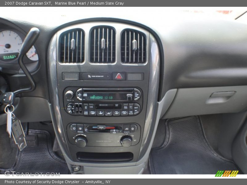 Marine Blue Pearl / Medium Slate Gray 2007 Dodge Caravan SXT