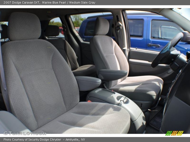 Marine Blue Pearl / Medium Slate Gray 2007 Dodge Caravan SXT