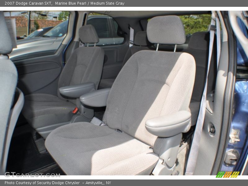 Marine Blue Pearl / Medium Slate Gray 2007 Dodge Caravan SXT