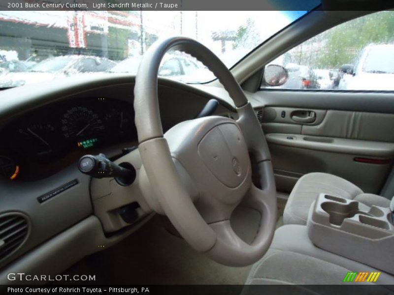 Light Sandrift Metallic / Taupe 2001 Buick Century Custom
