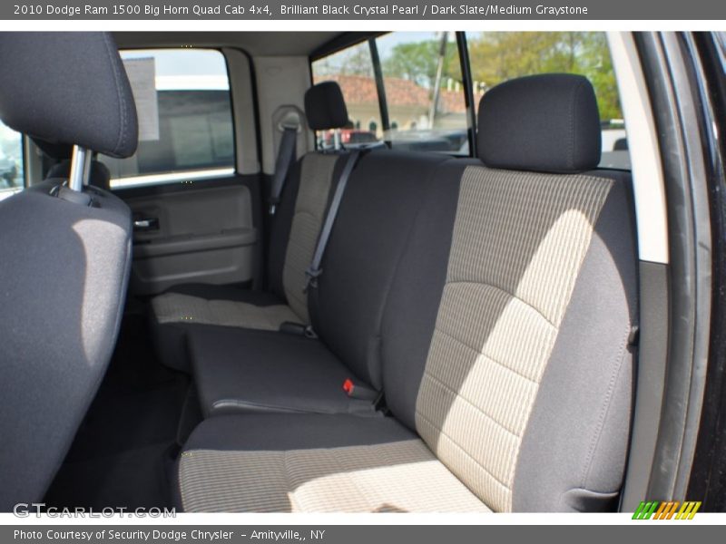 Brilliant Black Crystal Pearl / Dark Slate/Medium Graystone 2010 Dodge Ram 1500 Big Horn Quad Cab 4x4