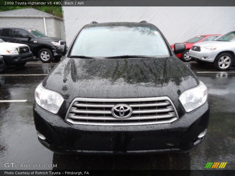 Black / Ash 2009 Toyota Highlander V6 4WD