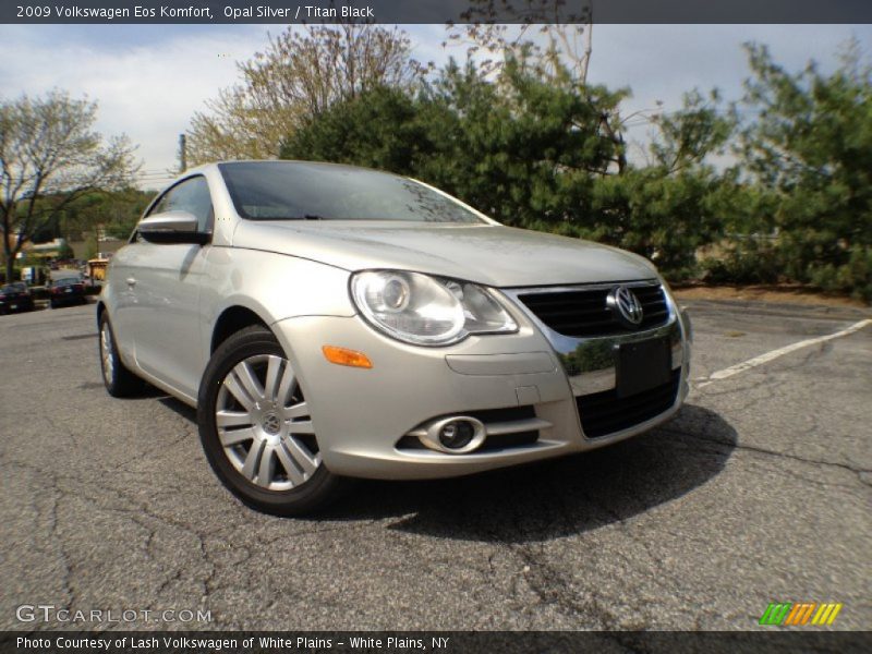 Opal Silver / Titan Black 2009 Volkswagen Eos Komfort