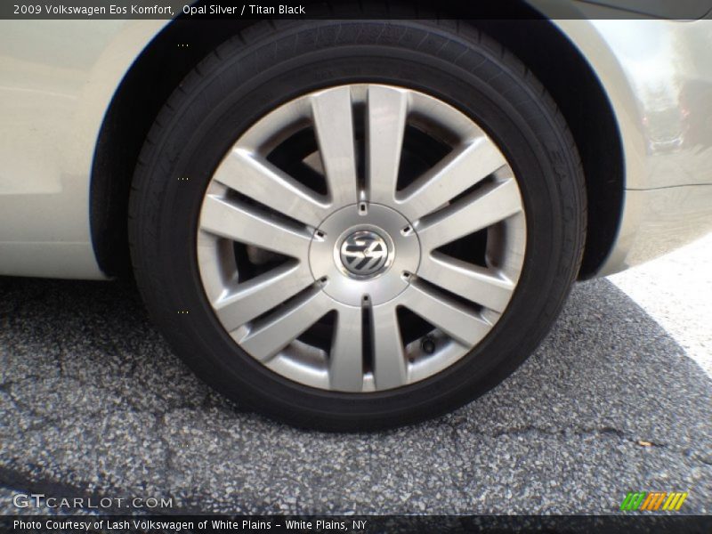 Opal Silver / Titan Black 2009 Volkswagen Eos Komfort