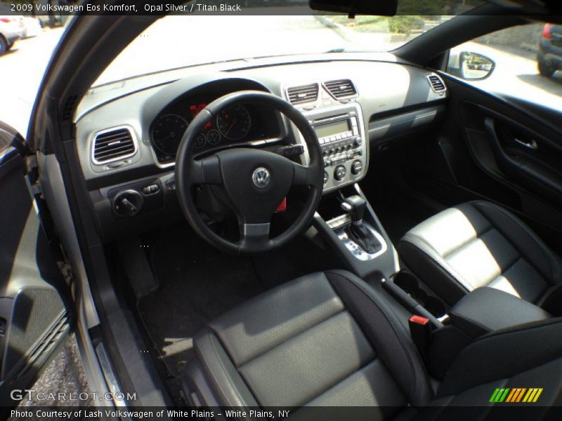 Opal Silver / Titan Black 2009 Volkswagen Eos Komfort