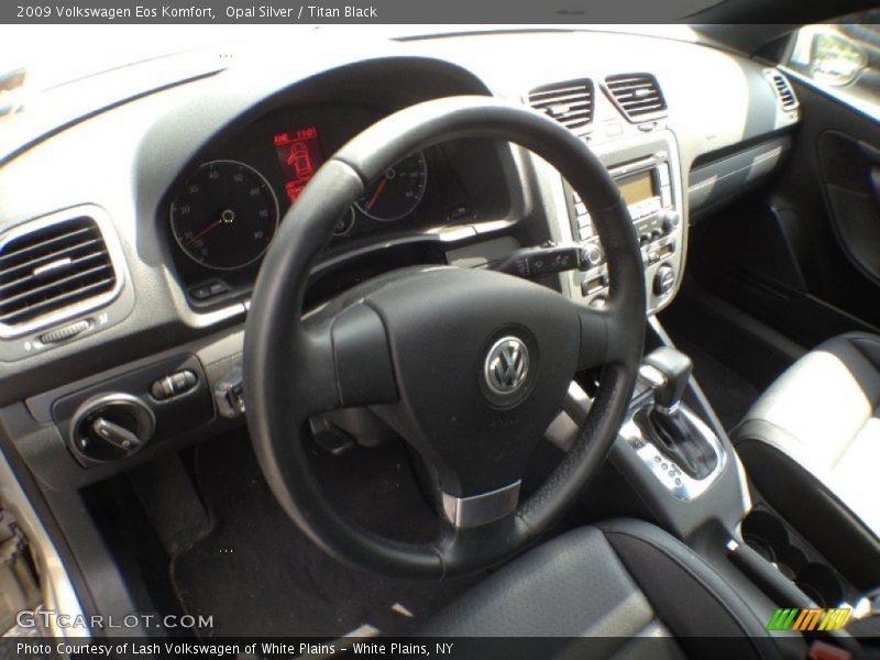 Opal Silver / Titan Black 2009 Volkswagen Eos Komfort