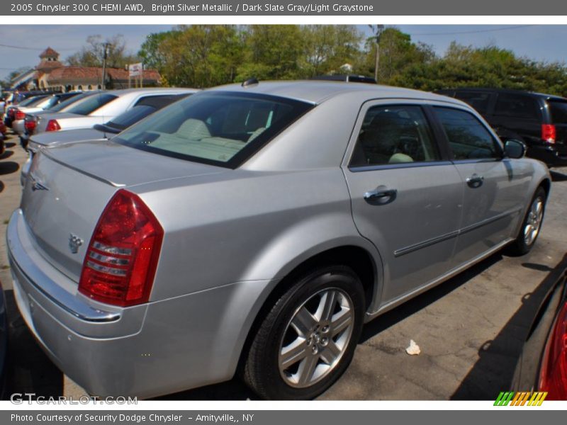 Bright Silver Metallic / Dark Slate Gray/Light Graystone 2005 Chrysler 300 C HEMI AWD