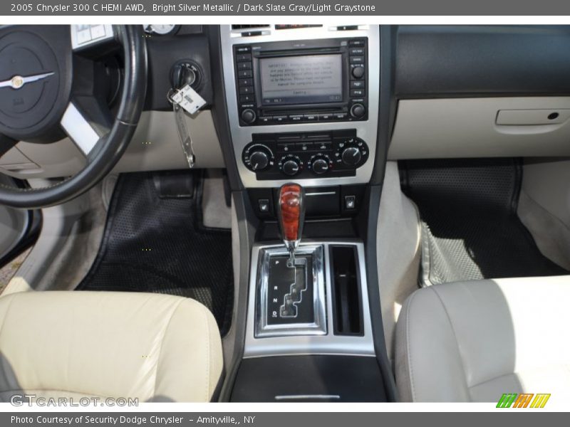 Bright Silver Metallic / Dark Slate Gray/Light Graystone 2005 Chrysler 300 C HEMI AWD