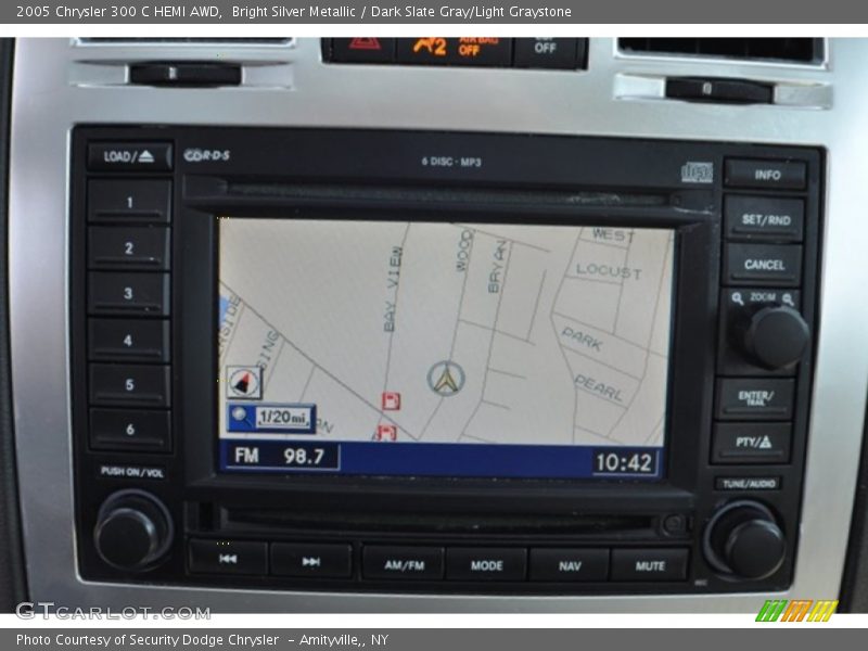 Bright Silver Metallic / Dark Slate Gray/Light Graystone 2005 Chrysler 300 C HEMI AWD