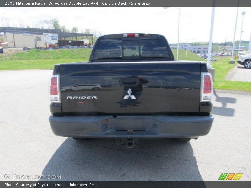 Carbide Black / Slate Gray 2006 Mitsubishi Raider DuroCross Double Cab 4x4