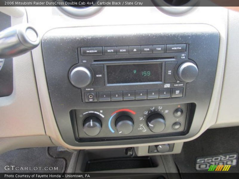 Carbide Black / Slate Gray 2006 Mitsubishi Raider DuroCross Double Cab 4x4