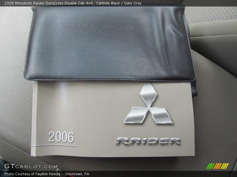 Carbide Black / Slate Gray 2006 Mitsubishi Raider DuroCross Double Cab 4x4