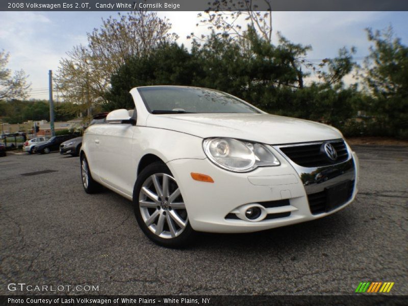 Candy White / Cornsilk Beige 2008 Volkswagen Eos 2.0T