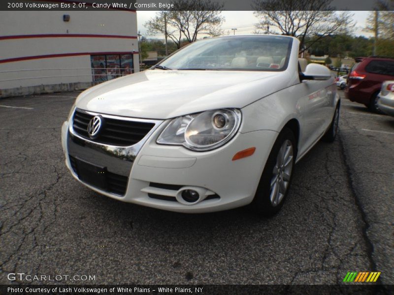 Candy White / Cornsilk Beige 2008 Volkswagen Eos 2.0T