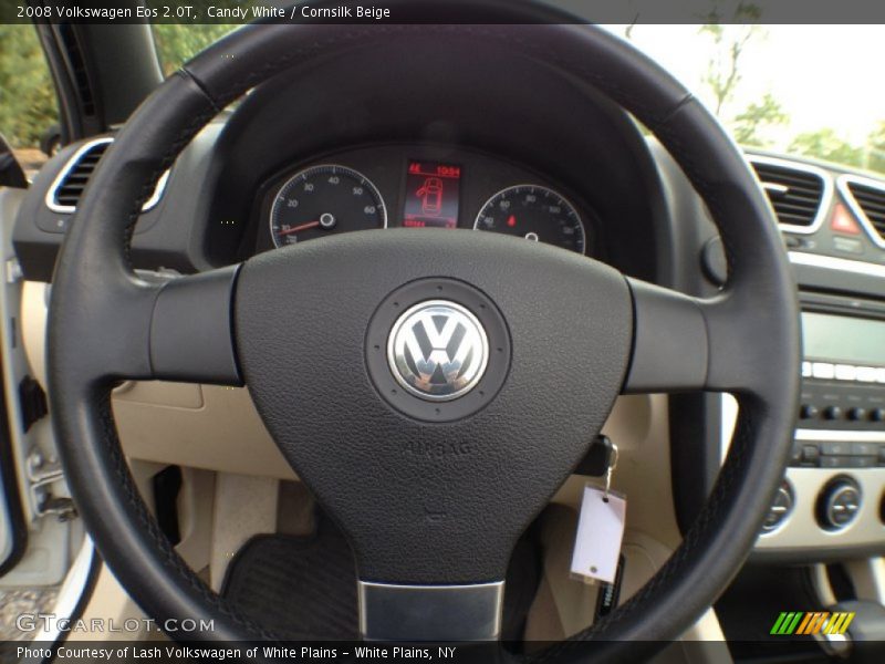 Candy White / Cornsilk Beige 2008 Volkswagen Eos 2.0T