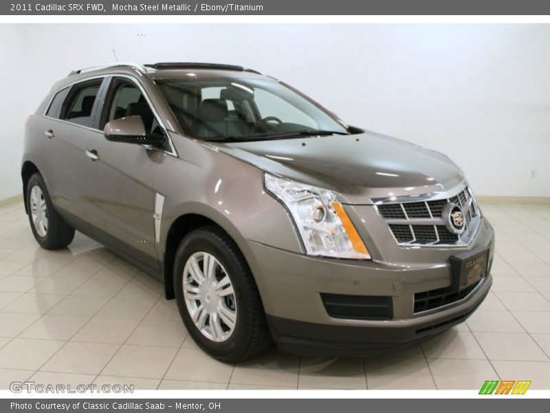 Mocha Steel Metallic / Ebony/Titanium 2011 Cadillac SRX FWD