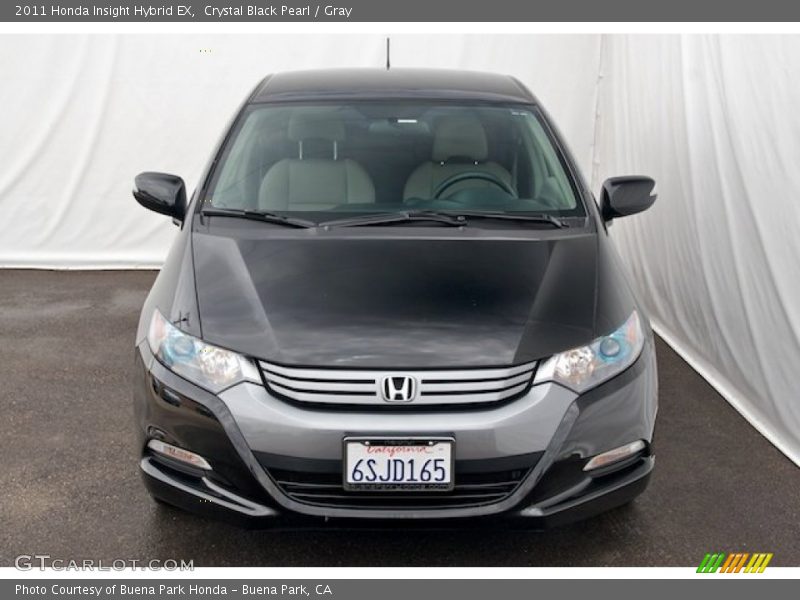 Crystal Black Pearl / Gray 2011 Honda Insight Hybrid EX