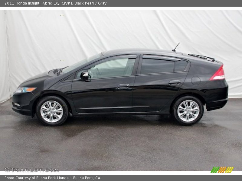 Crystal Black Pearl / Gray 2011 Honda Insight Hybrid EX