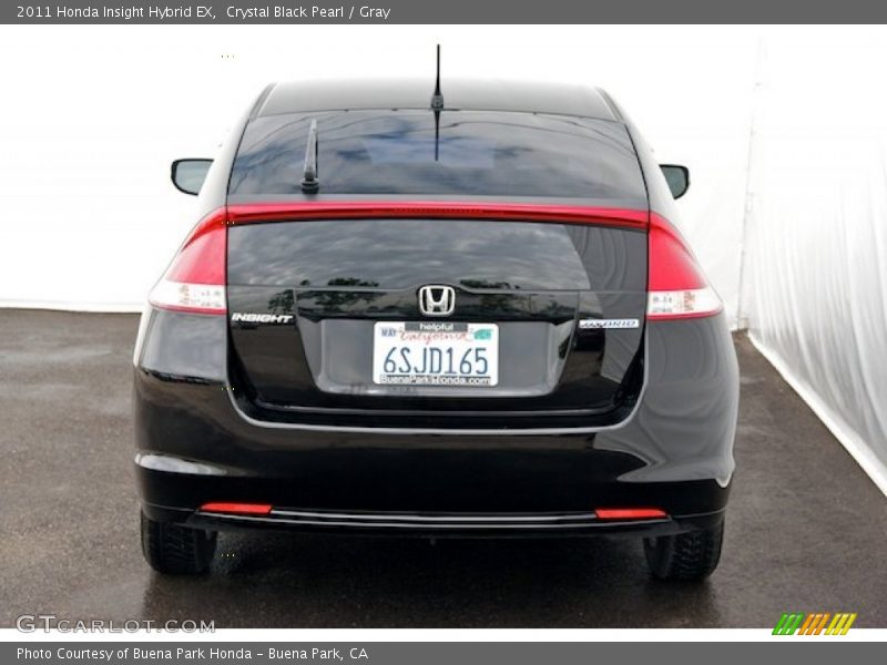 Crystal Black Pearl / Gray 2011 Honda Insight Hybrid EX