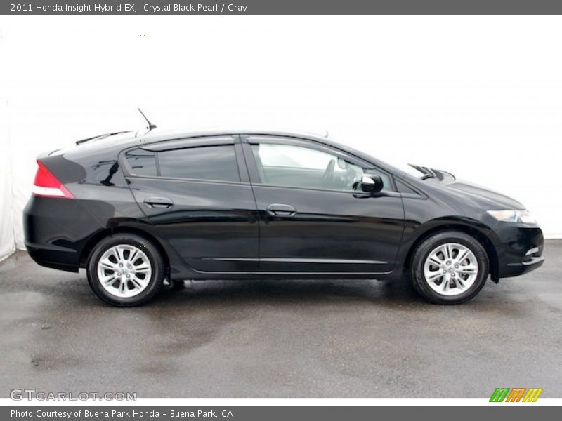 Crystal Black Pearl / Gray 2011 Honda Insight Hybrid EX