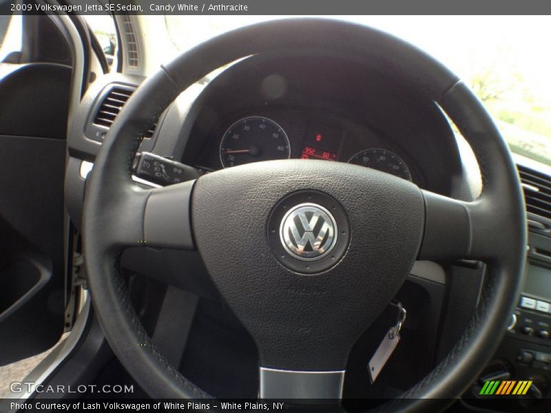 Candy White / Anthracite 2009 Volkswagen Jetta SE Sedan