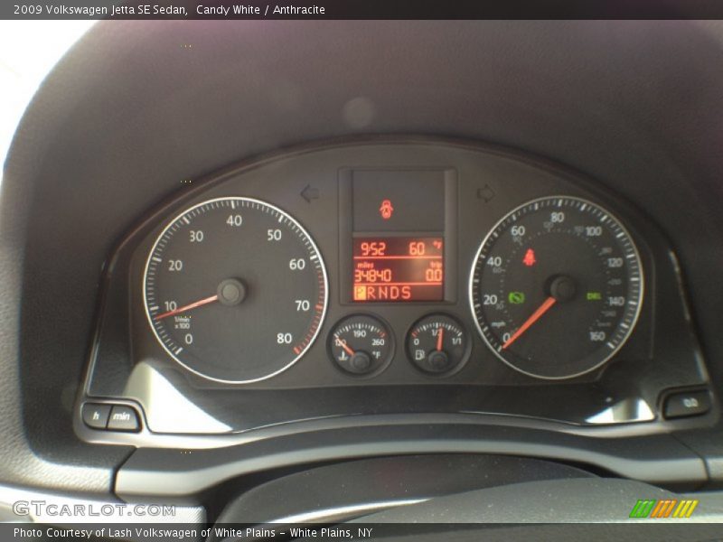Candy White / Anthracite 2009 Volkswagen Jetta SE Sedan