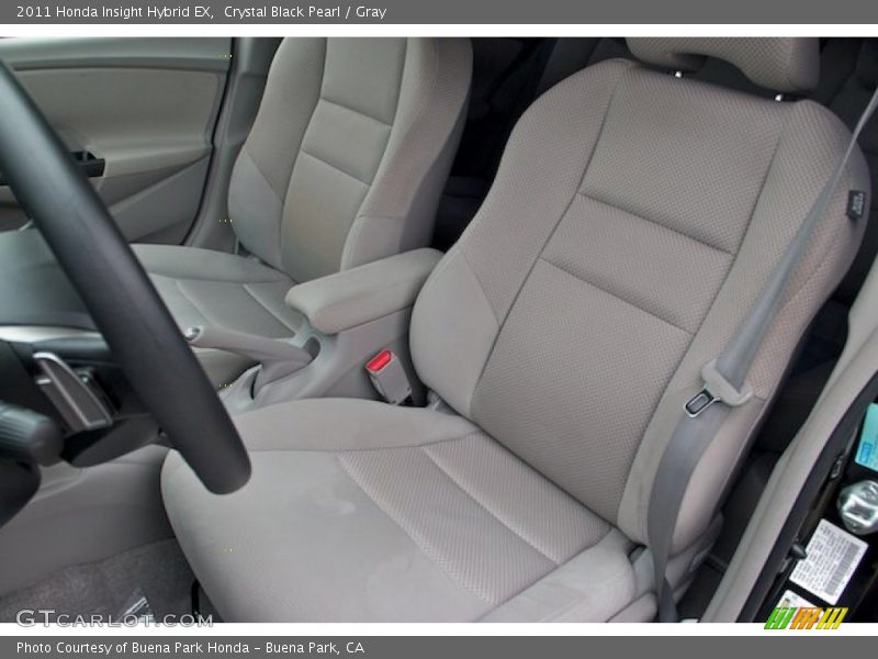 Crystal Black Pearl / Gray 2011 Honda Insight Hybrid EX