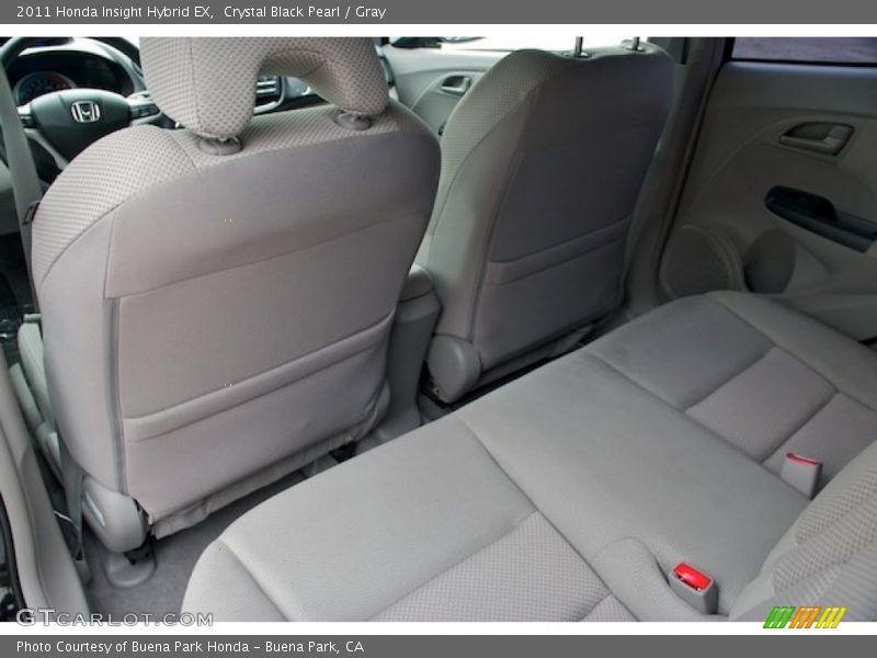 Crystal Black Pearl / Gray 2011 Honda Insight Hybrid EX