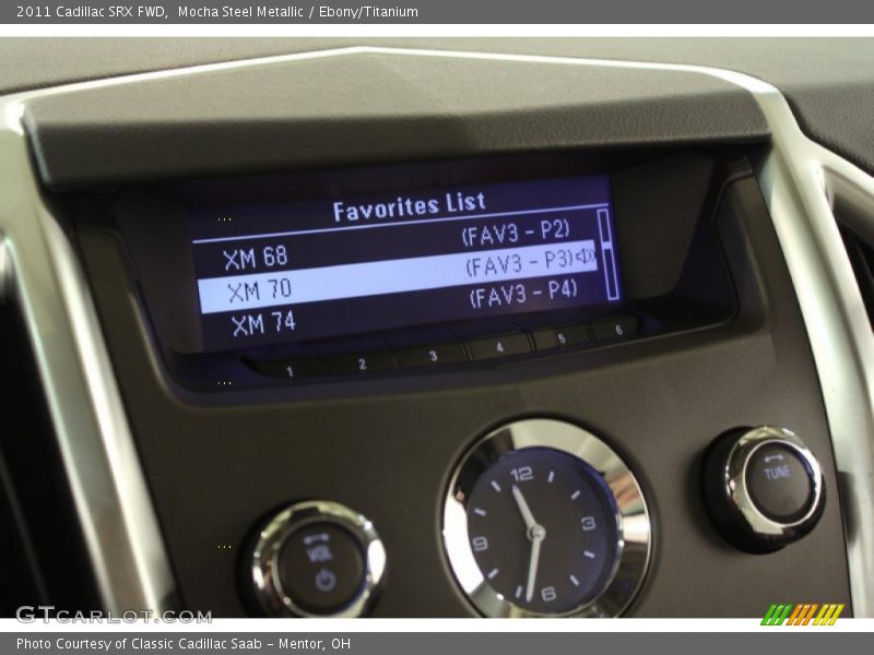 Mocha Steel Metallic / Ebony/Titanium 2011 Cadillac SRX FWD