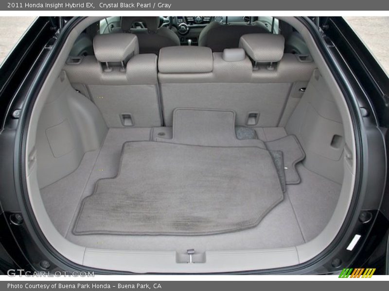 Crystal Black Pearl / Gray 2011 Honda Insight Hybrid EX