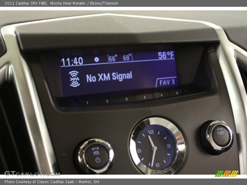 Mocha Steel Metallic / Ebony/Titanium 2011 Cadillac SRX FWD