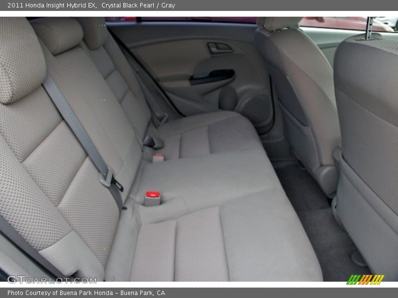 Crystal Black Pearl / Gray 2011 Honda Insight Hybrid EX