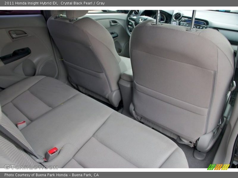 Crystal Black Pearl / Gray 2011 Honda Insight Hybrid EX